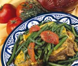 Tajine d'agneau aux haricots verts